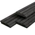 Douglas wand type D triple profiel zwart gespoten verticaal 300tm350x224cm incl. regelwerk