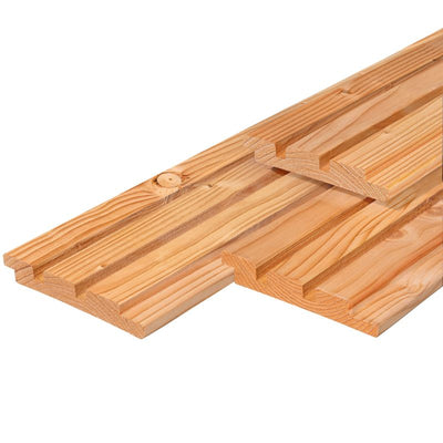 Douglas wand type D triple profiel verticaal 300tm350x224cm incl. regelwerk