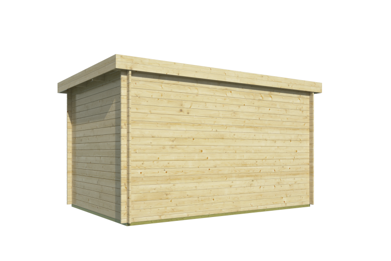 Blokhut - Tuinhuis Ulmod | 28 mm | bruin geïmpregneerd