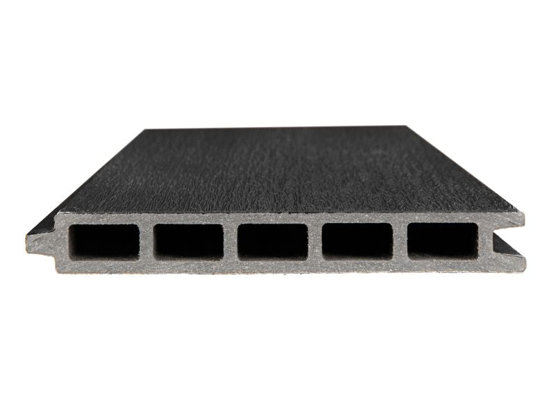 PuraFence Classic composiet plank 2,0 x 16,1 x 182 cm, ebony black